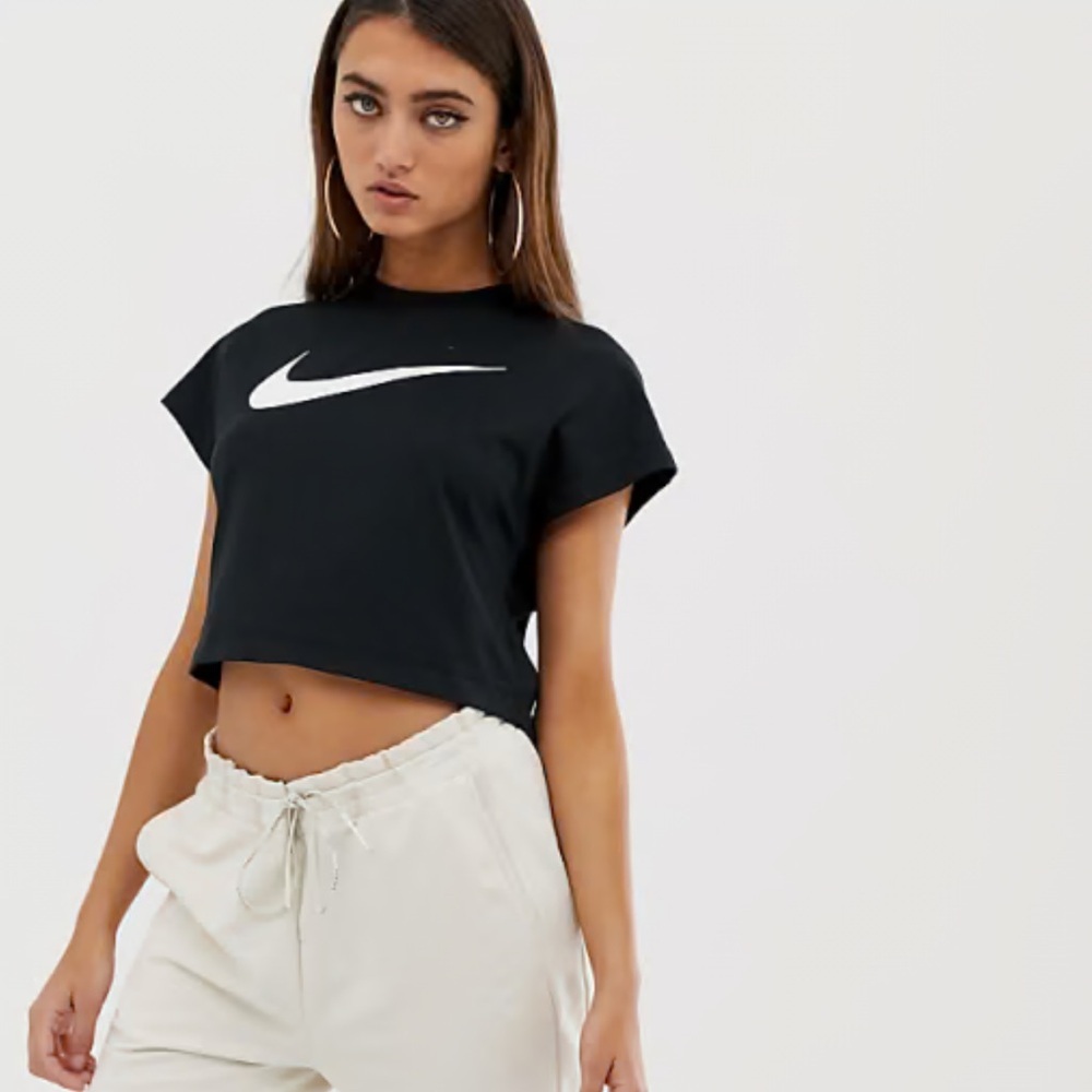 Nike Women's Black Crop Top
